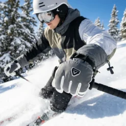 Annox Alpine Leather Ski Gloves