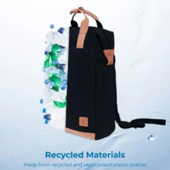 Annox Follow Your Passion Backpack – Water-repellent backpack in upcycled material