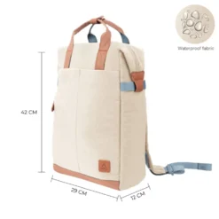 Annox Follow Your Passion Backpack – Water-repellent backpack in upcycled material