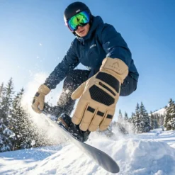 Annox Infinity Leather Ski Gloves