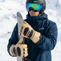 Annox Infinity Leather Ski Gloves