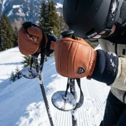Annox Infinity Leather Ski Gloves