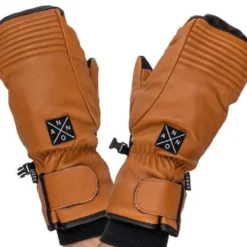 Annox Peak Leather Ski Gloves