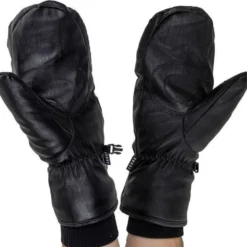 Annox Peak Leather Ski Gloves