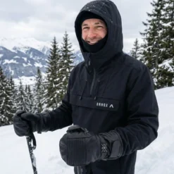 Annox Peak Leather Ski Gloves