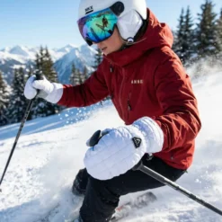 Annox Wired Leather Ski Gloves