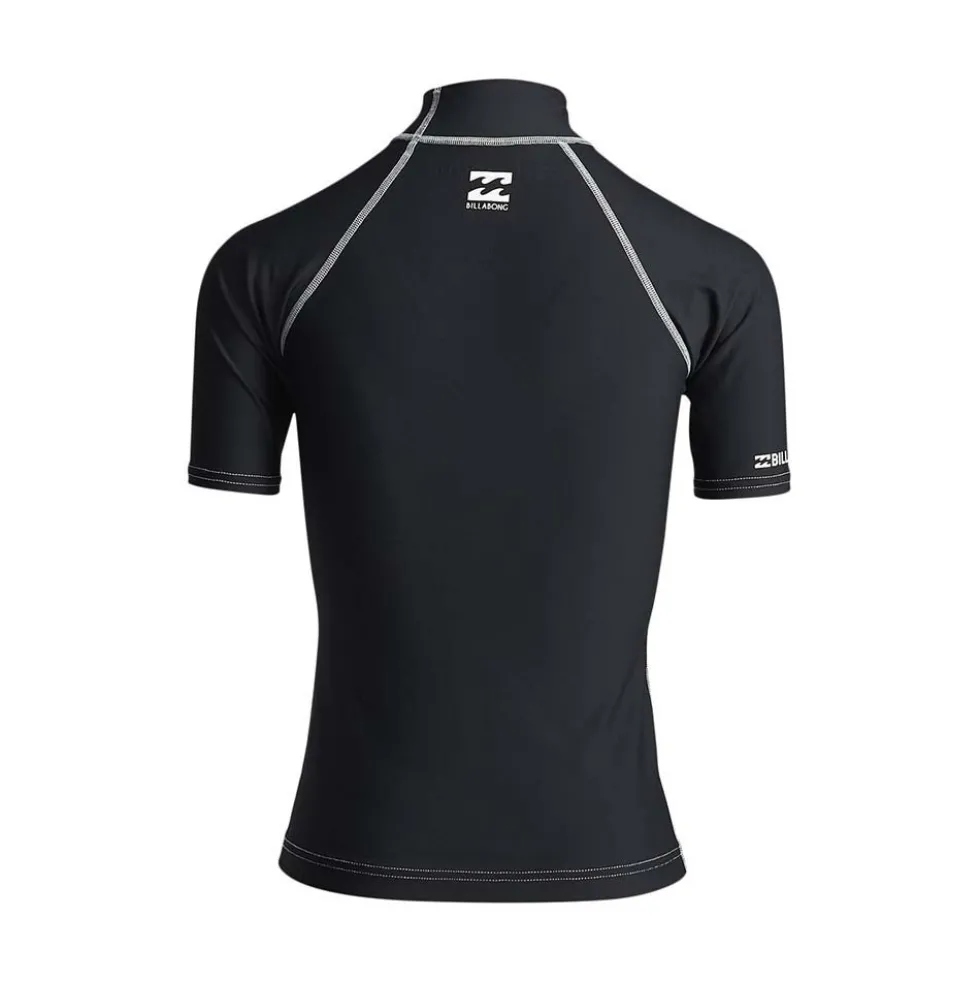 Billabong Logo in SS Rash Vest