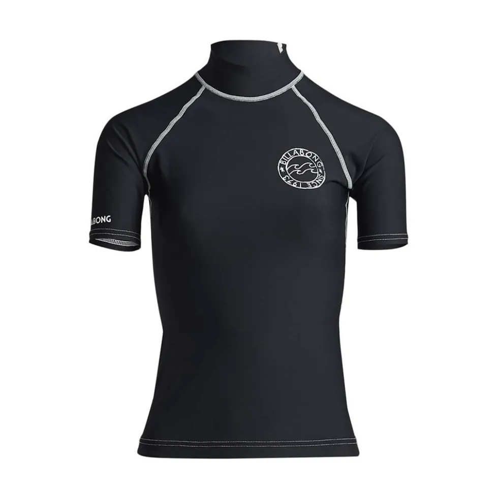 Billabong Logo in SS Rash Vest