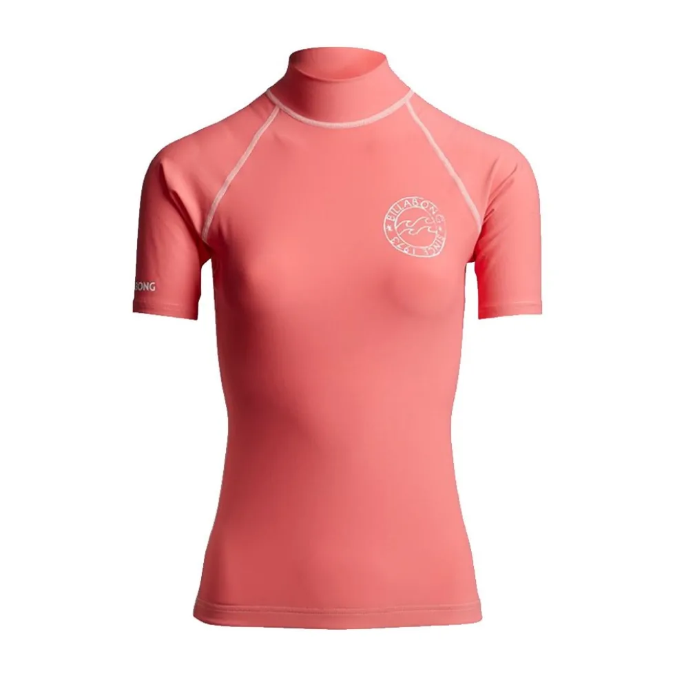 Billabong Logo in SS Rash Vest