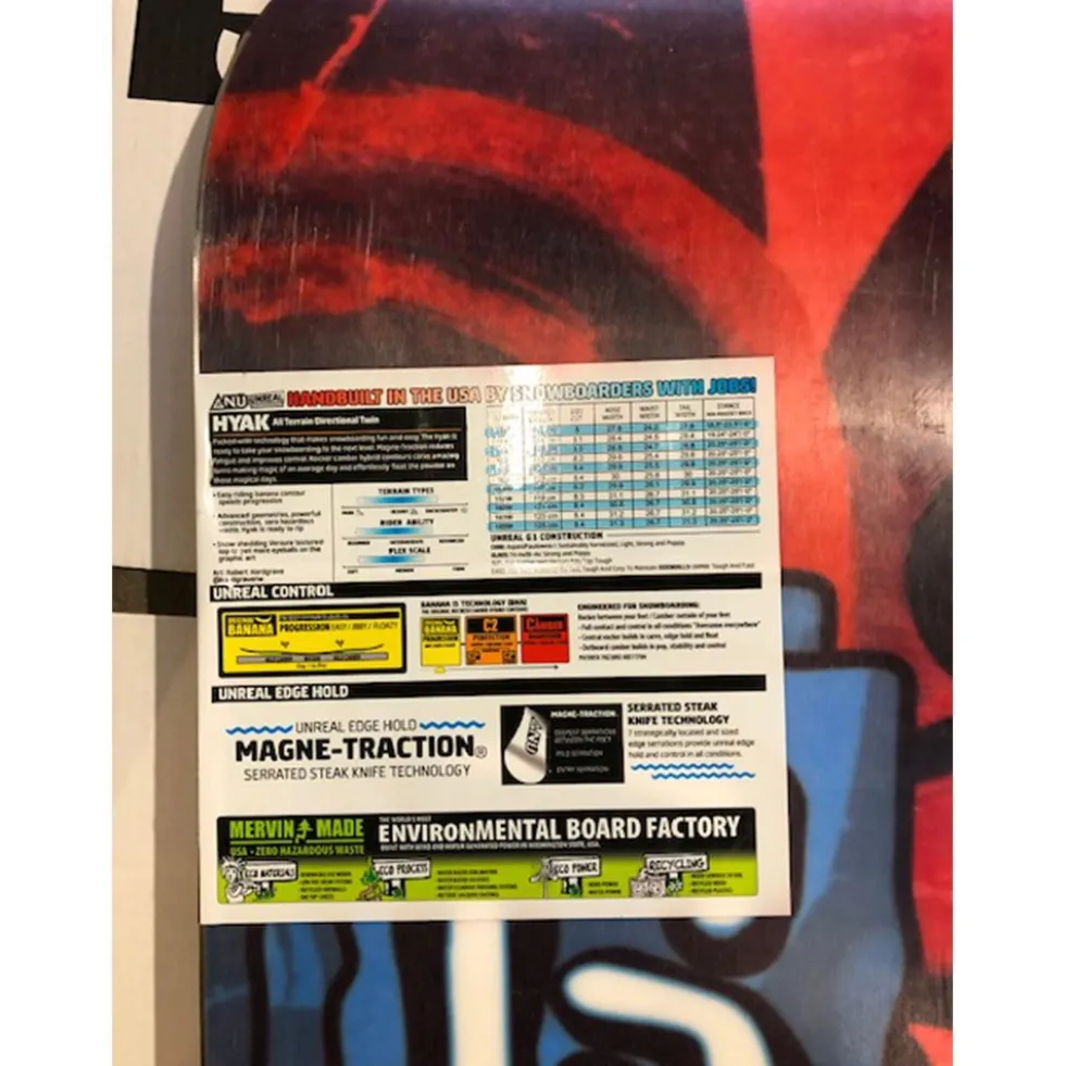 GNU Hyak BTX Snowboard - Outlet