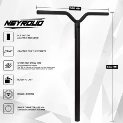 NKD Matis Pro Handle Bar, Lightweight Bar for Trick Scooters
