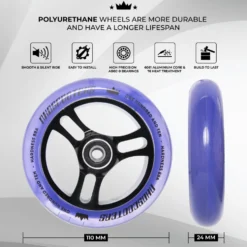 NKD RIZZ Pro Scooter Wheels