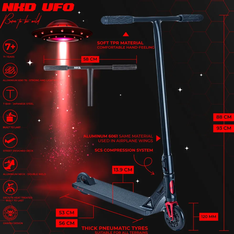 NKD UFO Street Edition Pro Scooter