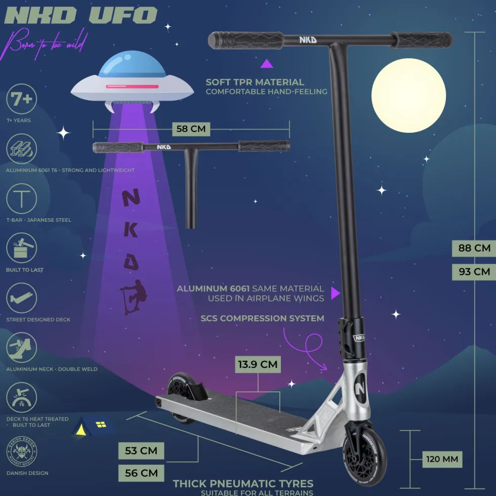 NKD UFO Street Edition Pro Scooter