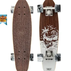 NKX Bones Mini Cruiser Skateboard 22"