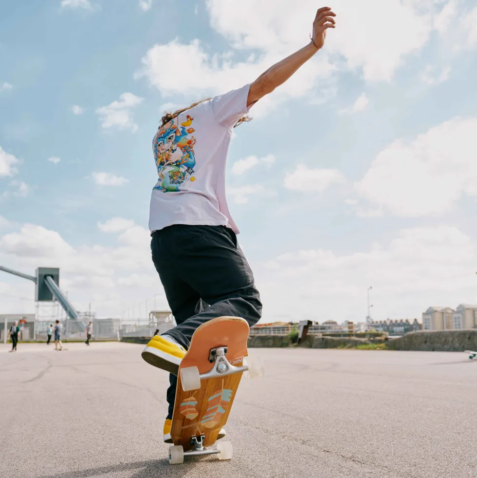 NKX Feather Dancing Longboard