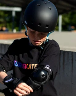 NKX Kids 3-Pack Pro Protective Gear - Knee Pads, Elbow Pads and Wrist Guards