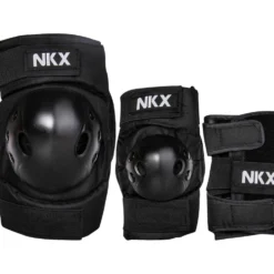 NKX Kids 3-Pack Pro Protective Gear - Knee Pads, Elbow Pads and Wrist Guards