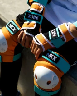 NKX Kids 3-Pack Pro Protective Gear - Knee Pads, Elbow Pads and Wrist Guards