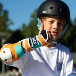 NKX Kids 3-Pack Pro Protective Gear - Knee Pads, Elbow Pads and Wrist Guards