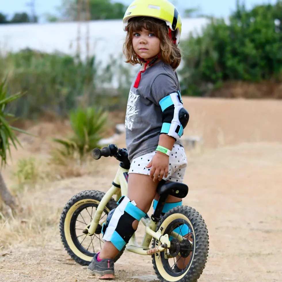 NKX Kids 3-Pack Pro Protective Gear - Knee Pads, Elbow Pads and Wrist Guards