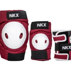 NKX Kids 3-Pack Pro Protective Gear - Knee Pads, Elbow Pads and Wrist Guards