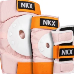 NKX Kids 3-Pack Pro Protective Gear - Knee Pads, Elbow Pads and Wrist Guards