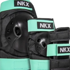 NKX Kids 3-Pack Pro Protective Gear - Knee Pads, Elbow Pads and Wrist Guards