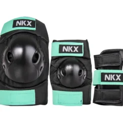 NKX Kids 3-Pack Pro Protective Gear - Knee Pads, Elbow Pads and Wrist Guards