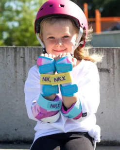 NKX Kids 3-Pack Pro Protective Gear - Knee Pads, Elbow Pads and Wrist Guards