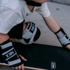 NKX Kids 3-Pack Pro Protective Gear - Knee Pads, Elbow Pads and Wrist Guards