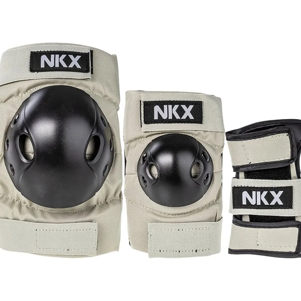 NKX Kids 3-Pack Pro Protective Gear - Knee Pads, Elbow Pads and Wrist Guards