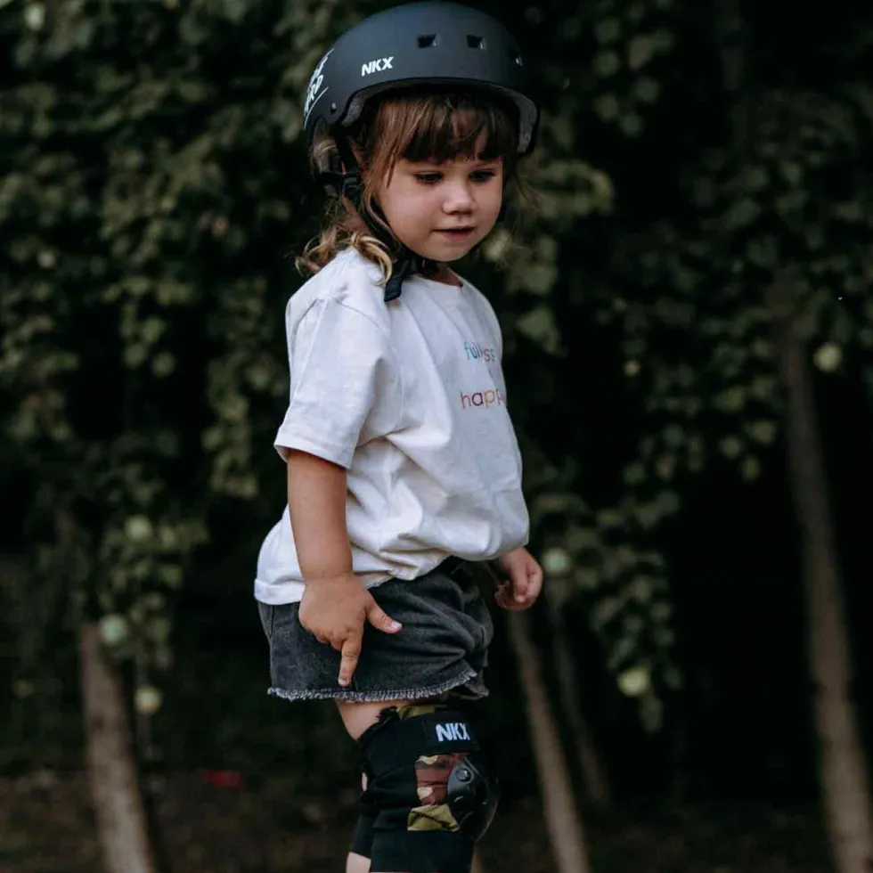 NKX Kids 3-Pack Pro Protective Gear - Knee Pads, Elbow Pads and Wrist Guards