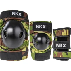 NKX Kids 3-Pack Pro Protective Gear - Knee Pads, Elbow Pads and Wrist Guards