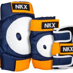 NKX Kids 3-Pack Pro Protective Gear - Knee Pads, Elbow Pads and Wrist Guards