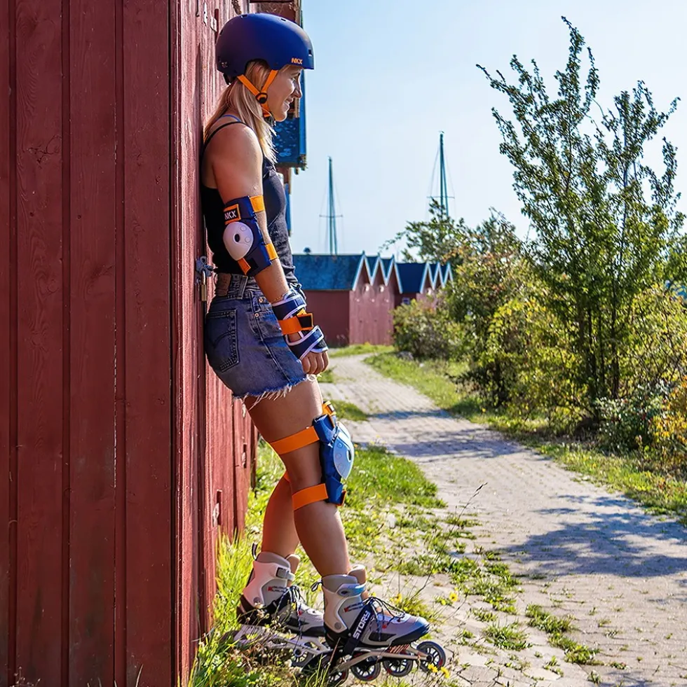 NKX Kids 3-Pack Pro Protective Gear - Knee Pads, Elbow Pads and Wrist Guards