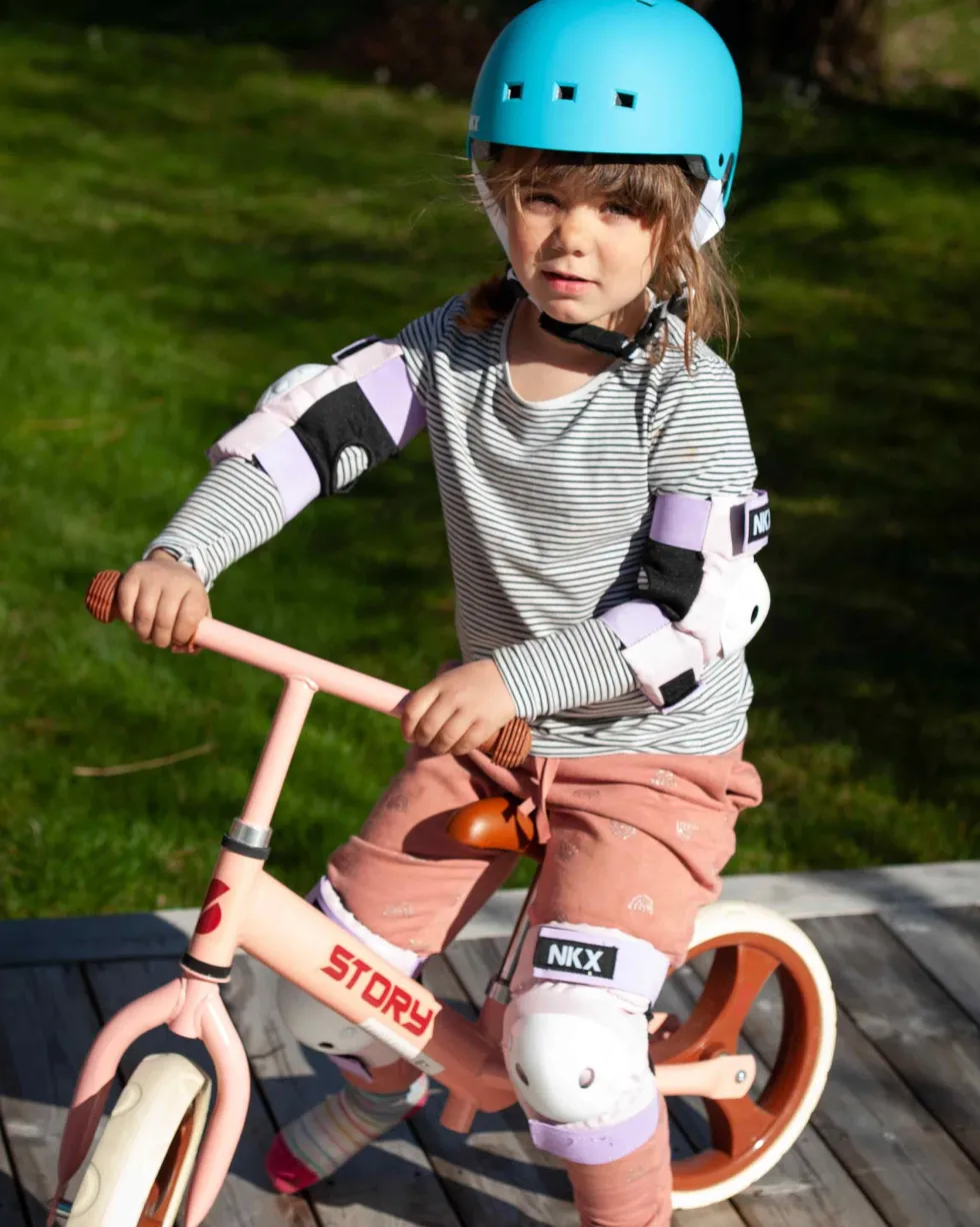 NKX Kids 3-Pack Pro Protective Gear - Knee Pads, Elbow Pads and Wrist Guards