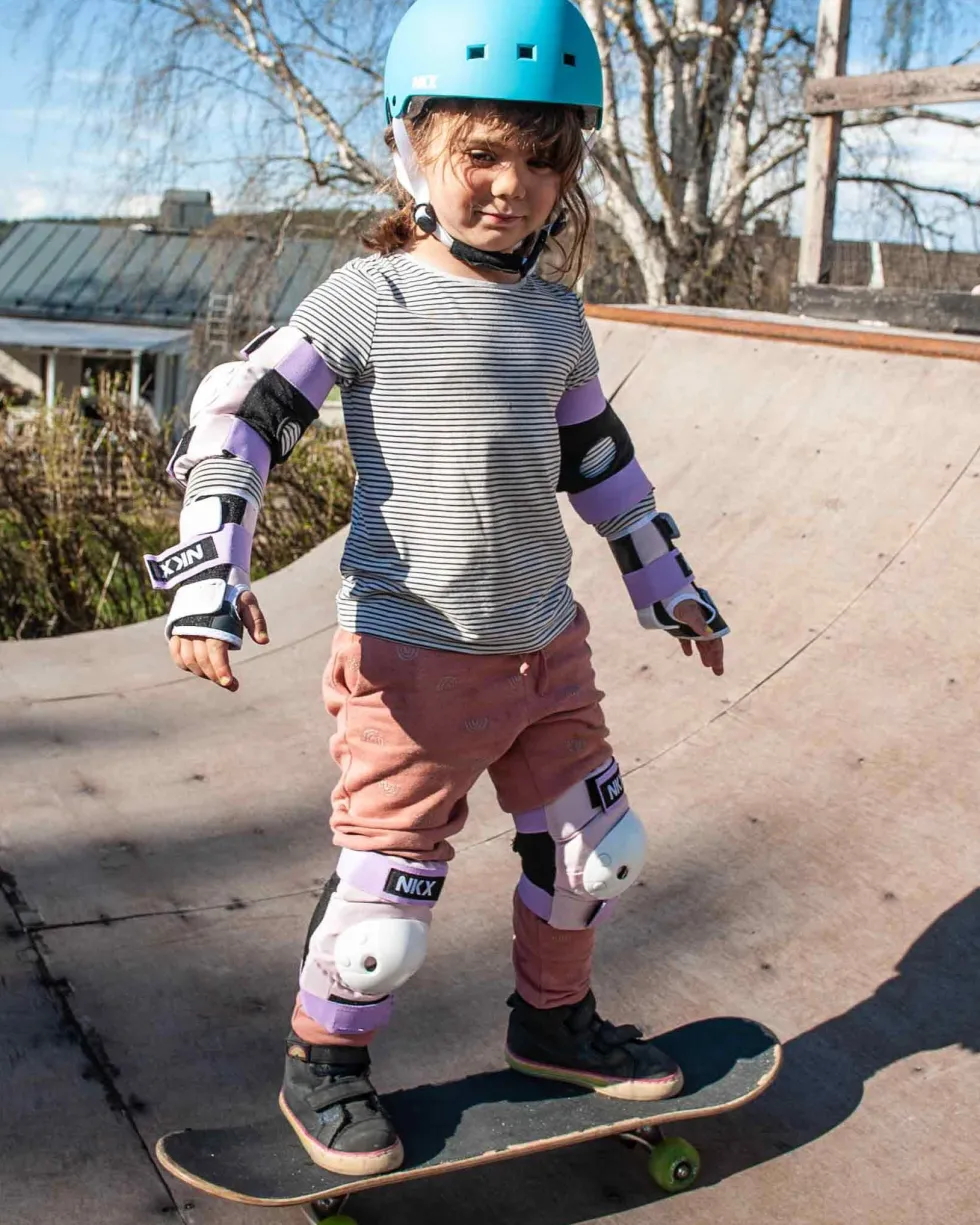 NKX Kids 3-Pack Pro Protective Gear - Knee Pads, Elbow Pads and Wrist Guards