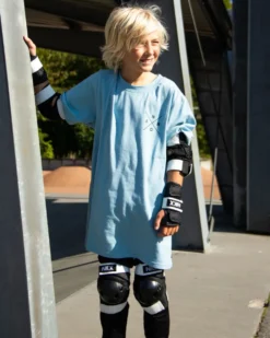 NKX Kids 3-Pack Pro Protective Gear - Knee Pads, Elbow Pads and Wrist Guards