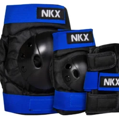 NKX Kids 3-Pack Pro Protective Gear - Knee Pads, Elbow Pads and Wrist Guards