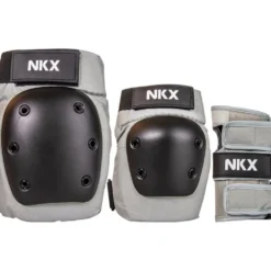 NKX 3-Pack Pro Protective Gear - Knee Pads, Elbow Pads and Wrist Guards