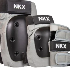 NKX 3-Pack Pro Protective Gear - Knee Pads, Elbow Pads and Wrist Guards