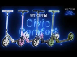 Story Civic Comfort Air-wheels Foldable Kick Scooter