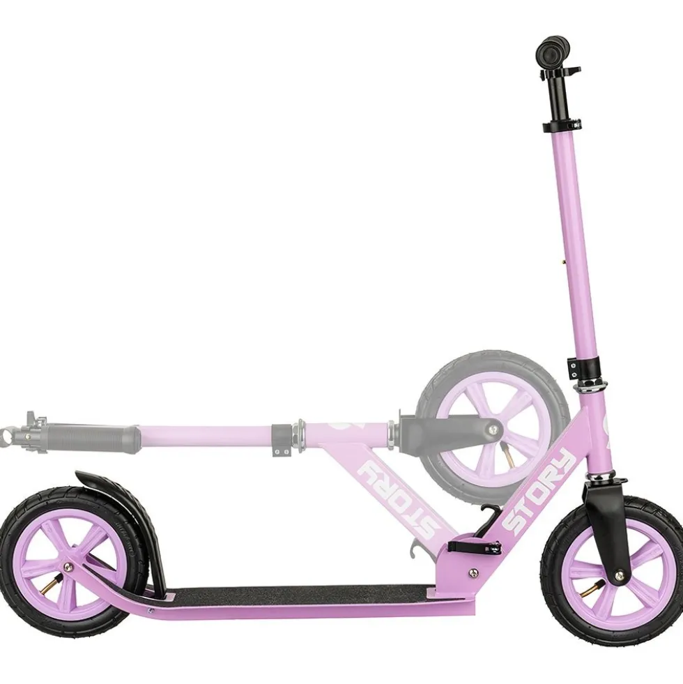Story Civic Comfort Air-wheels Foldable Kick Scooter