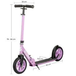 Story Civic Comfort Air-wheels Foldable Kick Scooter