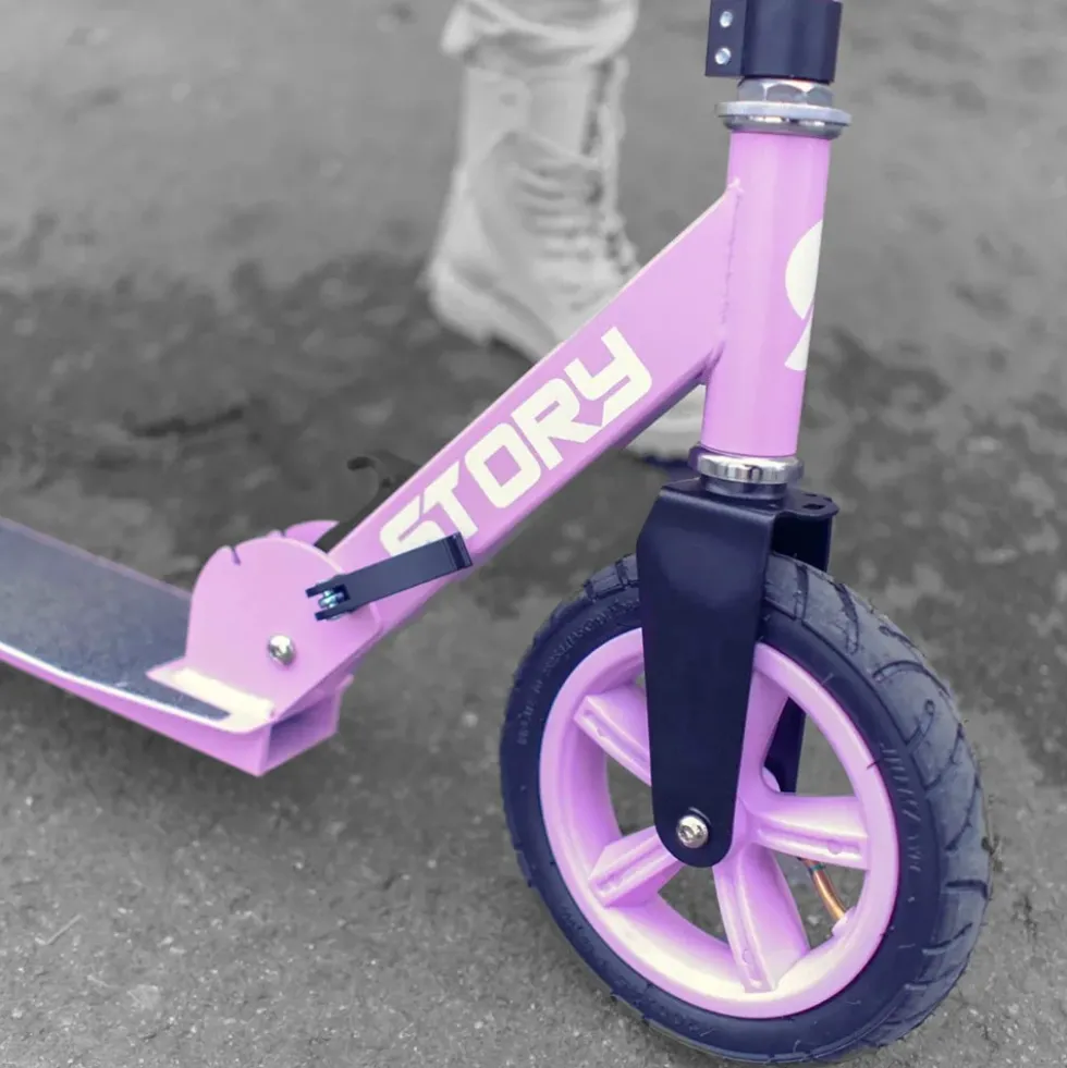 Story Civic Comfort Air-wheels Foldable Kick Scooter
