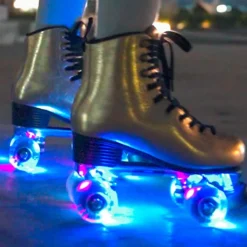 Story Disco Suede Quad Roller Skates
