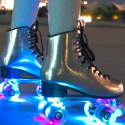 Story Disco Suede Quad Roller Skates