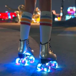 Story Disco Suede Quad Roller Skates