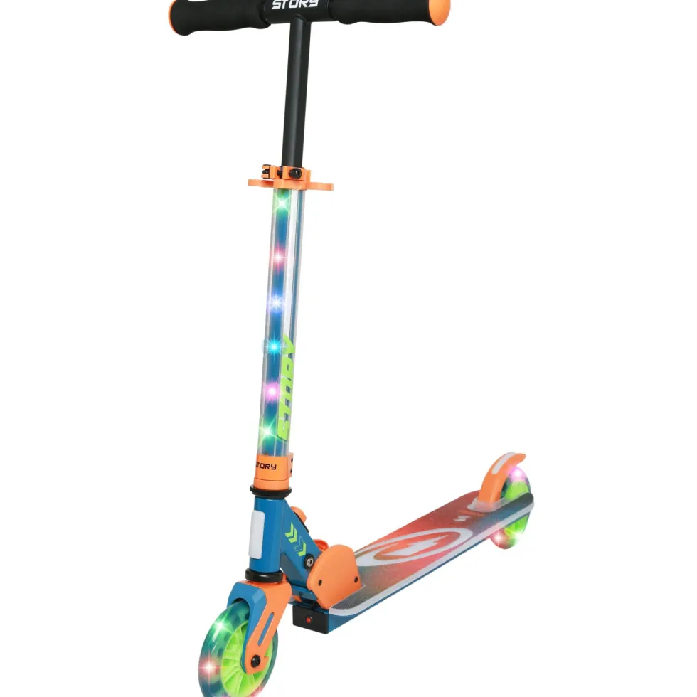 Story Everything Led Kinds Foldable Kids Kick Scooter